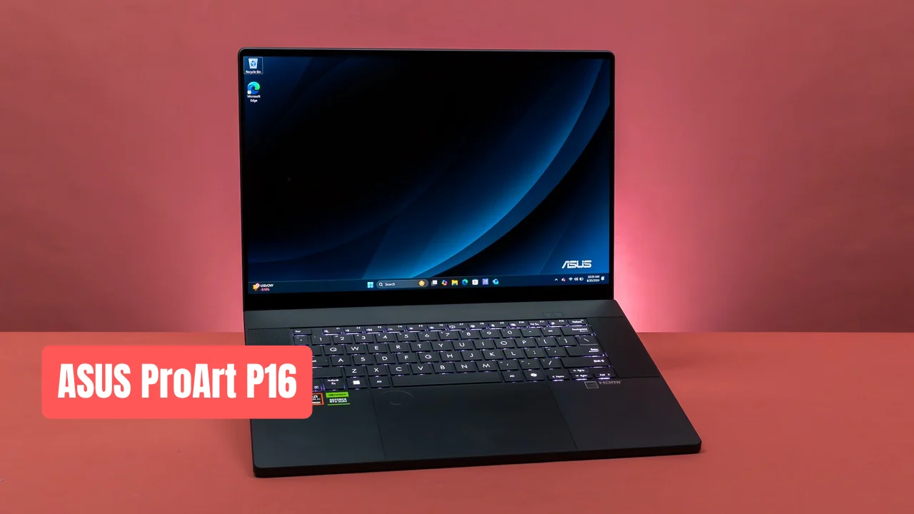 Best Laptop For Video Editing And Graphic Design: ASUS ProArt P16 (OLED, Ryzen AI + RTX 4060/4070)